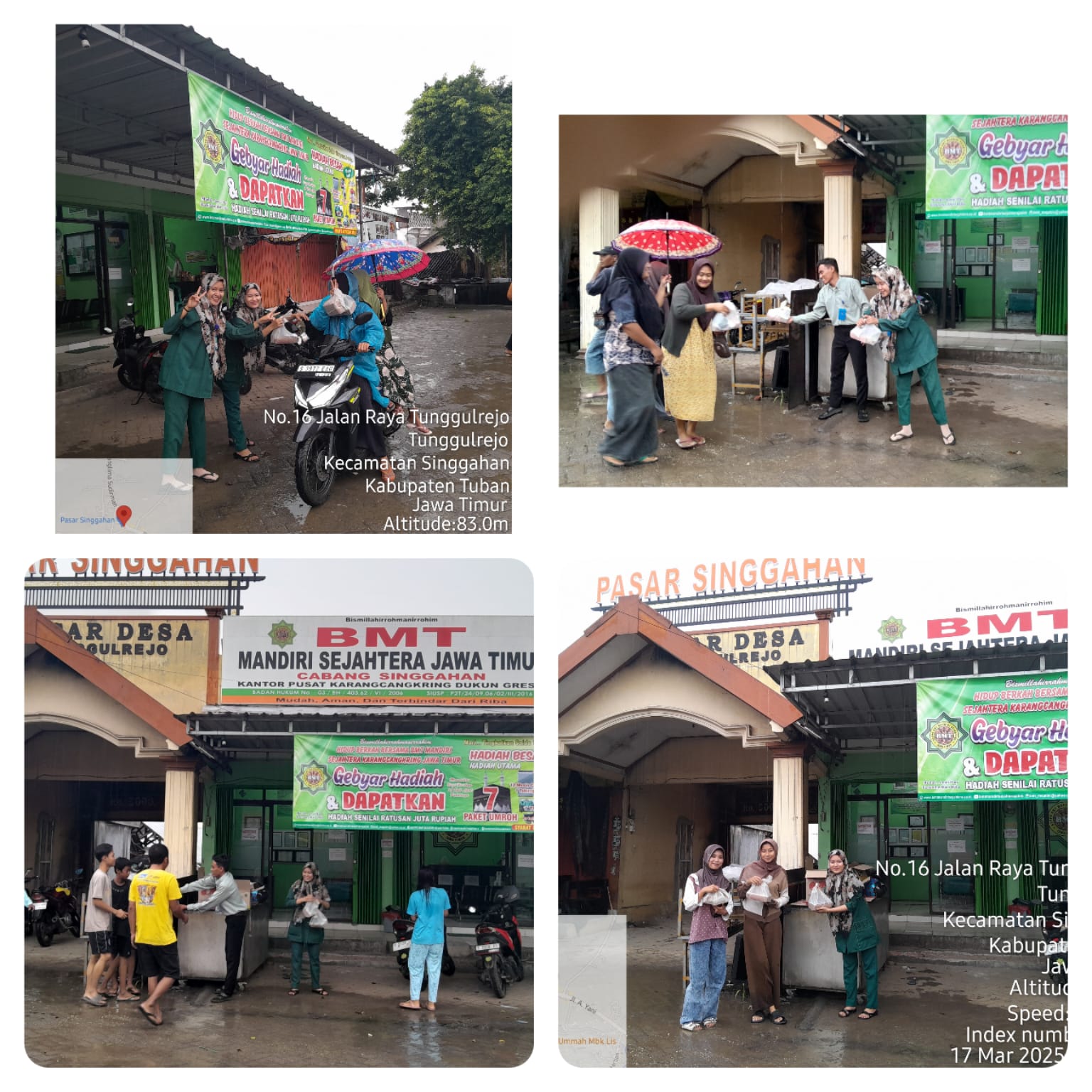 Pembagian Takjil Kantor Cabang SINGGAHAN