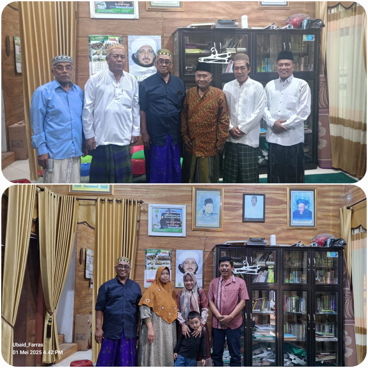 General Manager KSPPS BMT Mandiri Sejahtera Jawa Timur (Bp.H.M.Ayubi Chozin) menerima tamu Silaturrahmi dari Takmir Masjid Ainul Yaqin Ujungpangkah Gresik dan Pengurus AMDK ROZAKTANA CV AL AZHAR Menganti Gresik di ruang tamu KSPPS BMT Mandiri Sejahtera Ja
