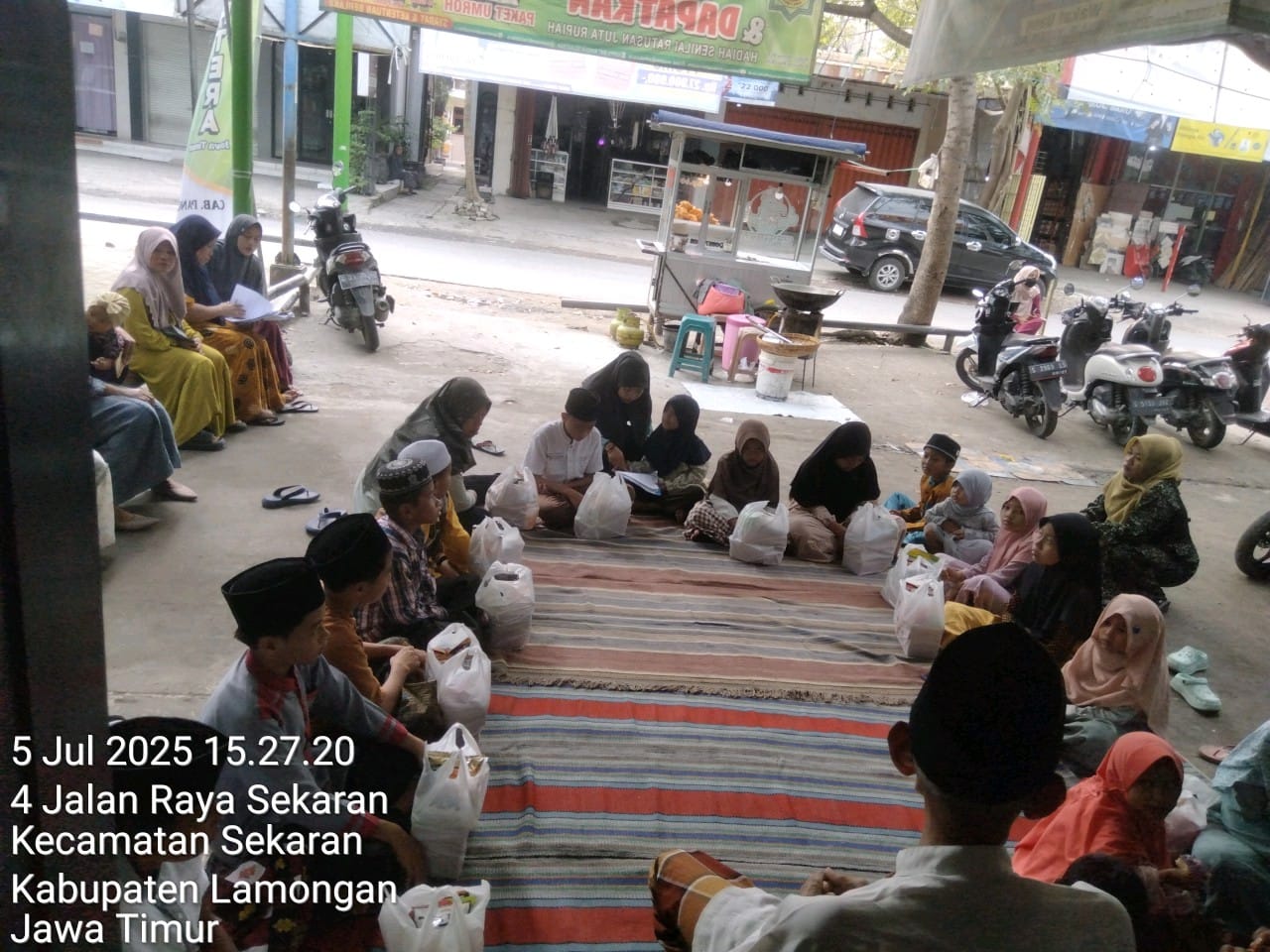 Kegiatan santunan 10 Muharram KSPPS BMT MANDIRI  SEJAHTERA KANTOR CABANG PANGEAN