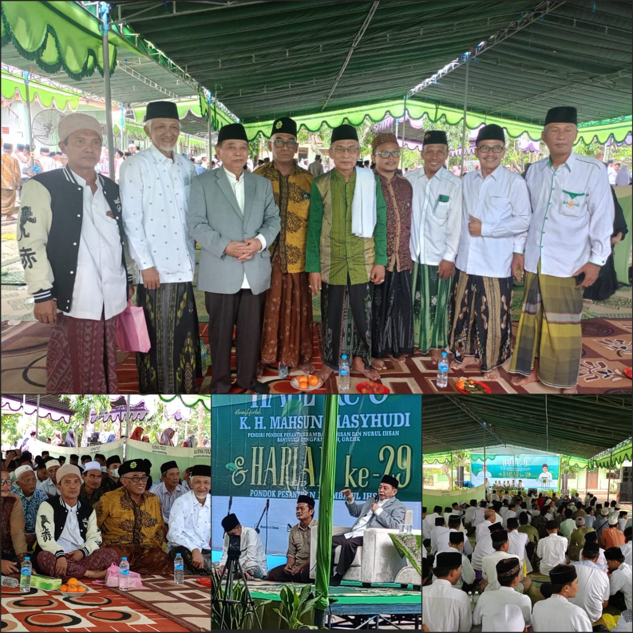 General Manager KSPPS BMT Mandiri Sejahtera Jawa Timur (Bp.H.M.Ayubi Chozin) dalam acara Peringatan Haul ke-9 KH.Mahsun Masyhudi (Pendiri Ponpes Mamba'ul Ihsan dan Nurul Ihsan) serta Harlah ke-29 Ponpes Mamba'ul Ihsan pembicara Bp.KH.Masyhuri Malik (Ketua