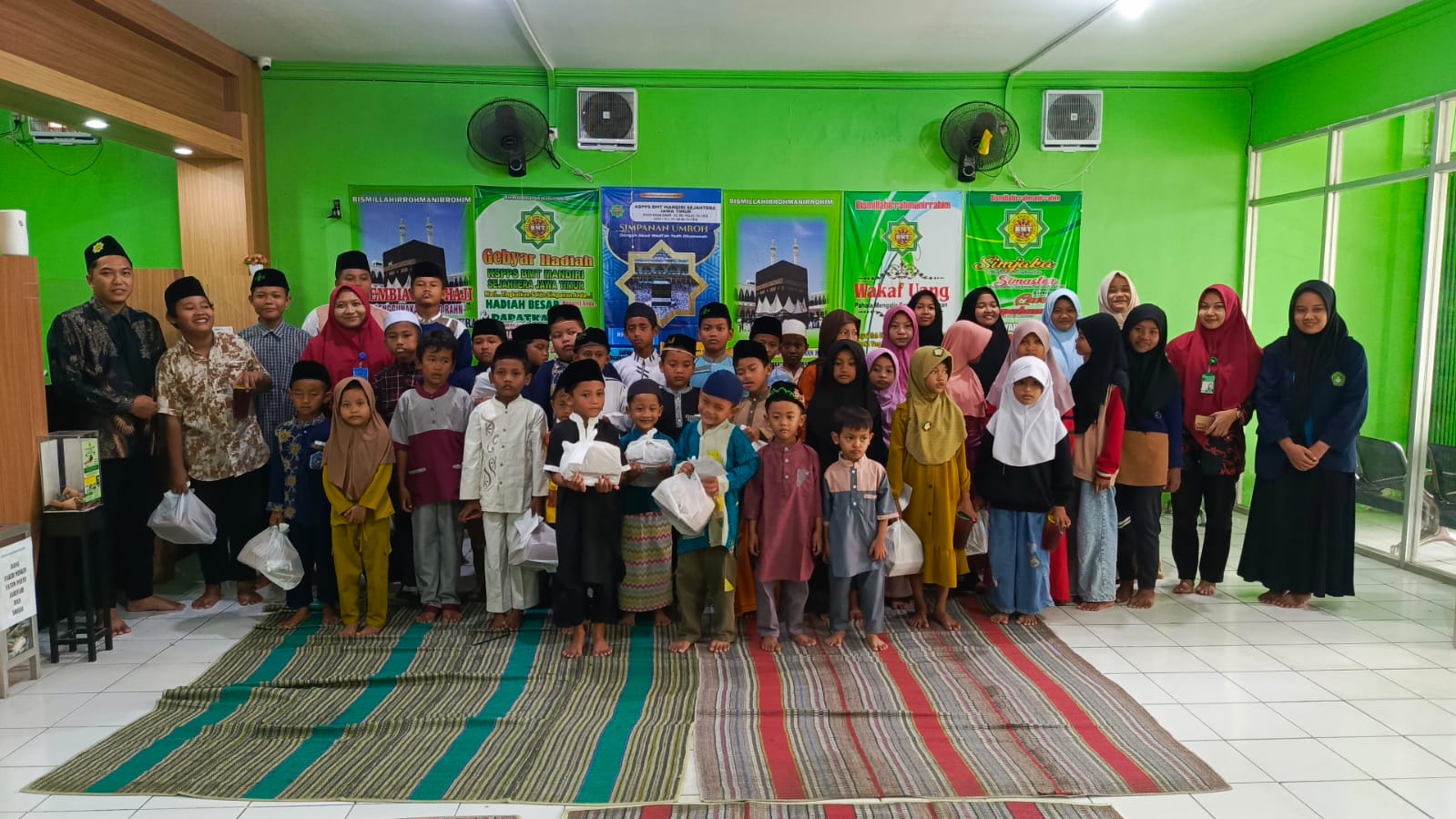 Kegiatan santunan 10 Muharram KSPPS BMT MANDIRI  SEJAHTERA KANTOR CABANG KEDUNGPRING