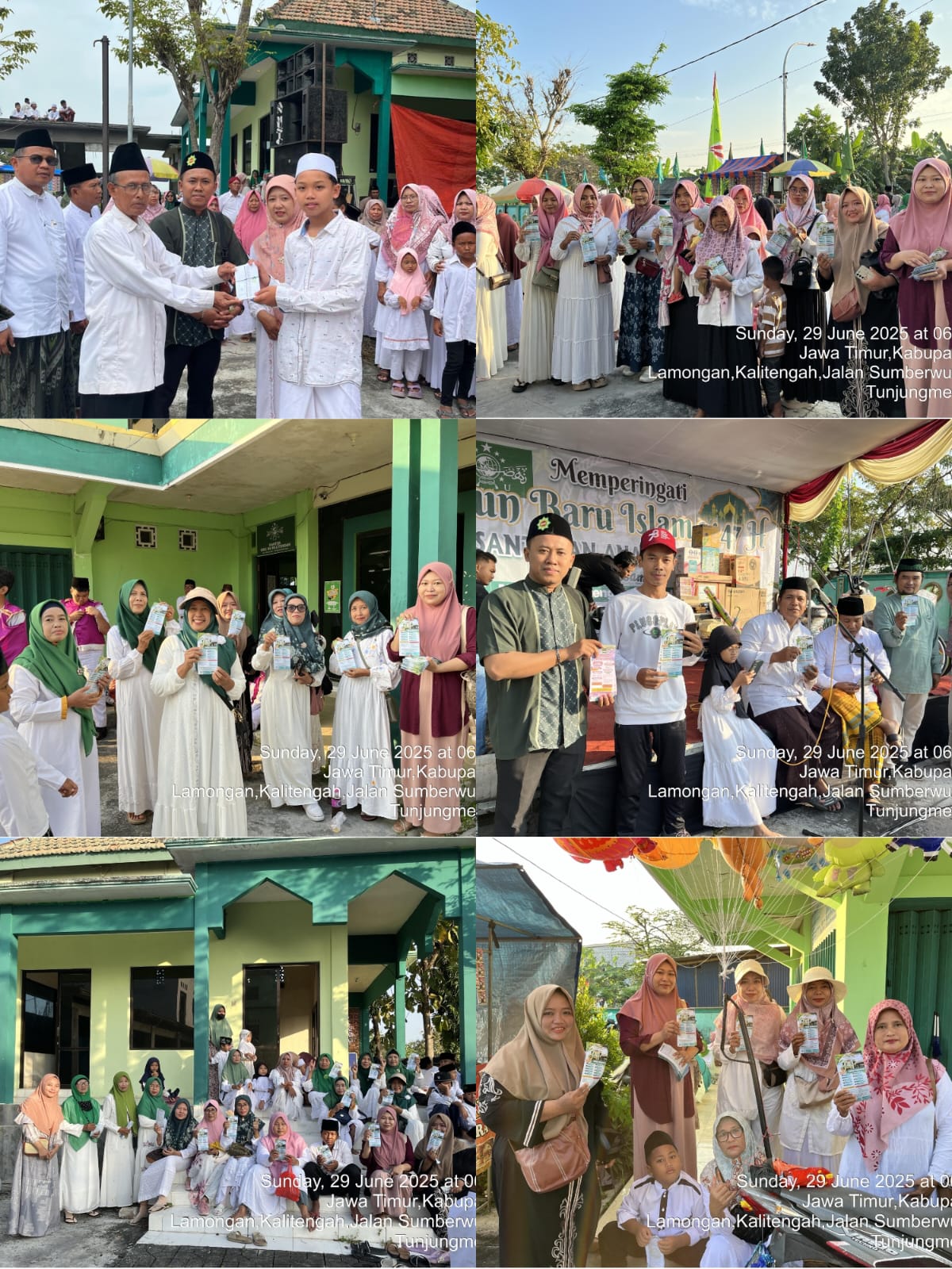 KSPPS BMT Mandiri Sejahtera CABANG SUGIHWARAS Berpartisipasi dalam acara memperingati Tahun Baru Islam 1447H dan Santunan Yatim Piatu yang diselenggarakan oleh MWC-NU Kalitengah. 