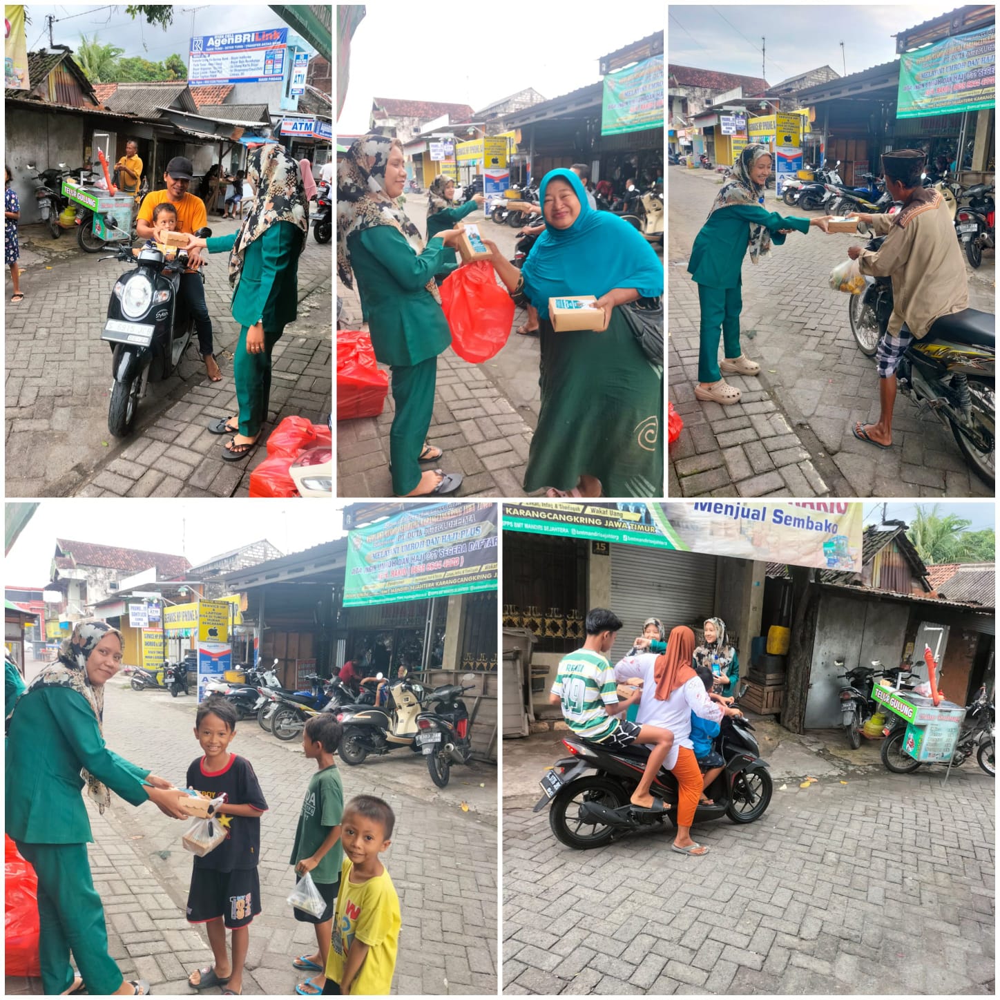 Pembagian Takjil Kantor Cabang Moropelang