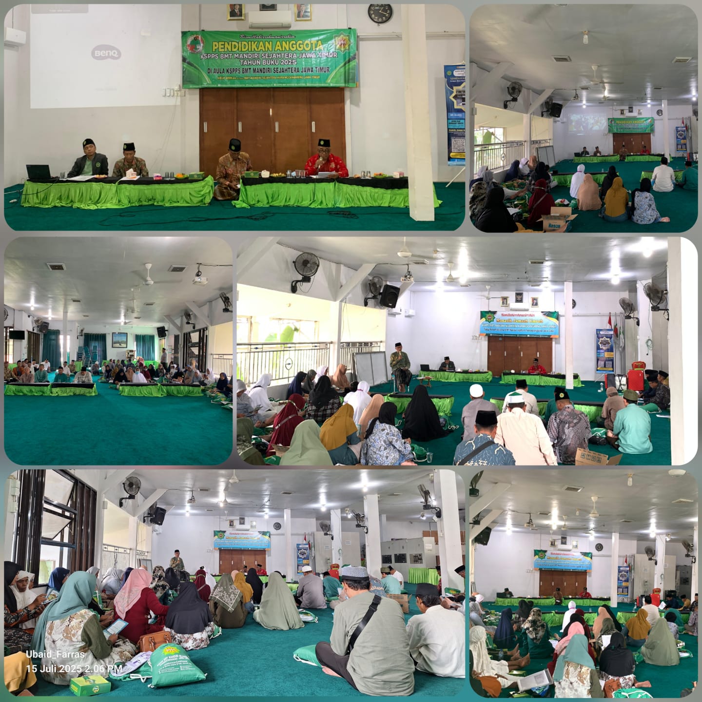 Pendidikan Anggota tahun 2025 serta Manasik Pertama untuk 58 Calon Jamaah Umroh KSPPS BMT Mandiri Sejahtera Jawa Timur  Paket 13 Hari Insyaallah Pemberangkatan tanggal 05 Agustus 2025 