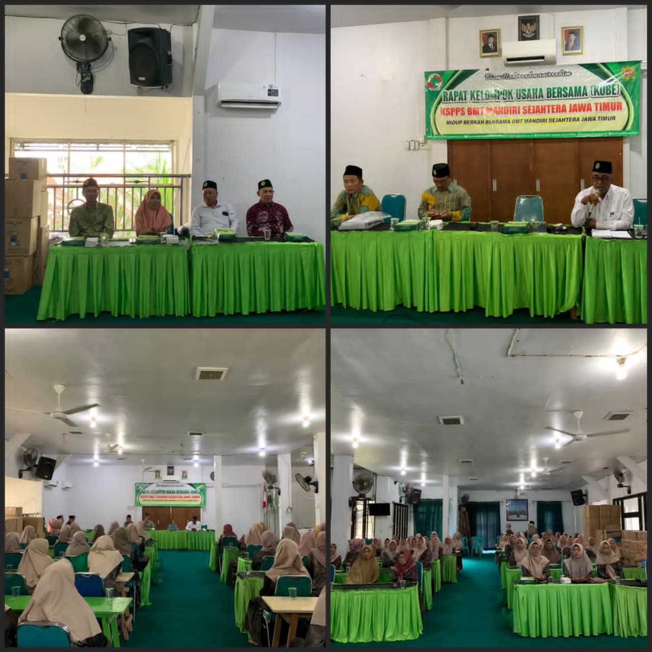 Pelaksanaan Rapat Kelompok Usaha Bersama (KUBE) KSPPS BMT Mandiri Sejahtera Jawa Timur di Aula kantor Pusat KSPPS BMT Mandiri Sejahtera Jawa Timur. Jum'at, 13 Pebruari 2026