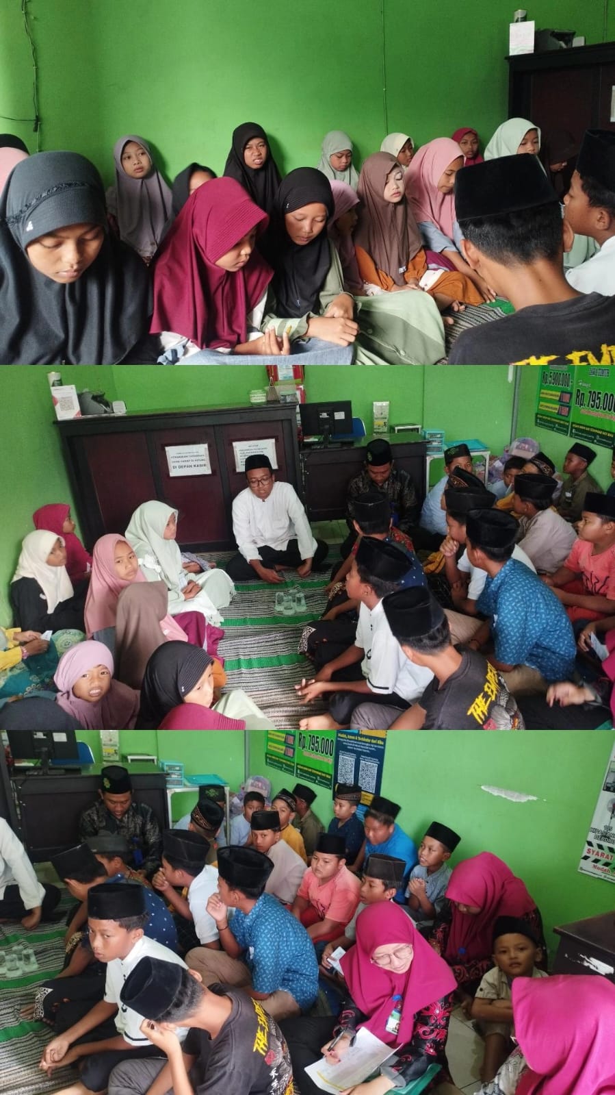 Kegiatan santunan bulanan KSPPS BMT MANDIRI  SEJAHTERA CABANG MONTONG 