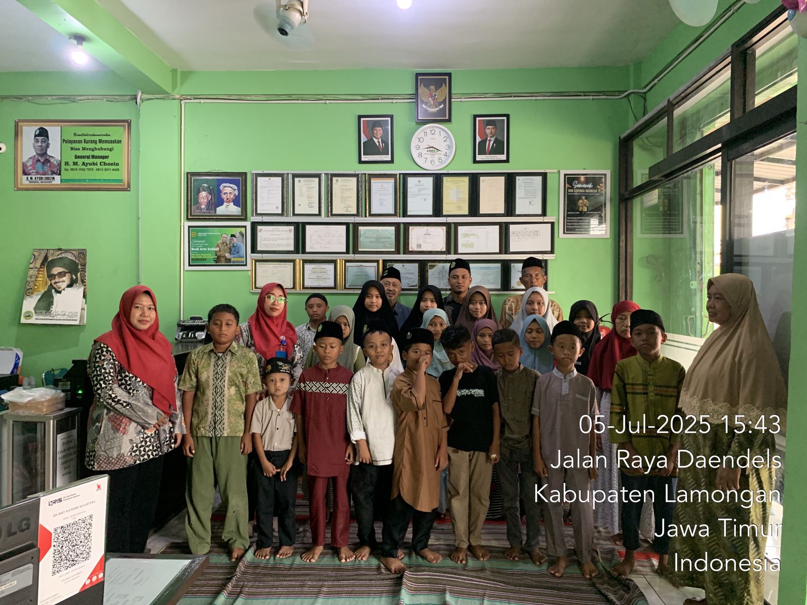 Kegiatan santunan 10 Muharram KSPPS BMT MANDIRI  SEJAHTERA KANTOR CABANG KRANJI