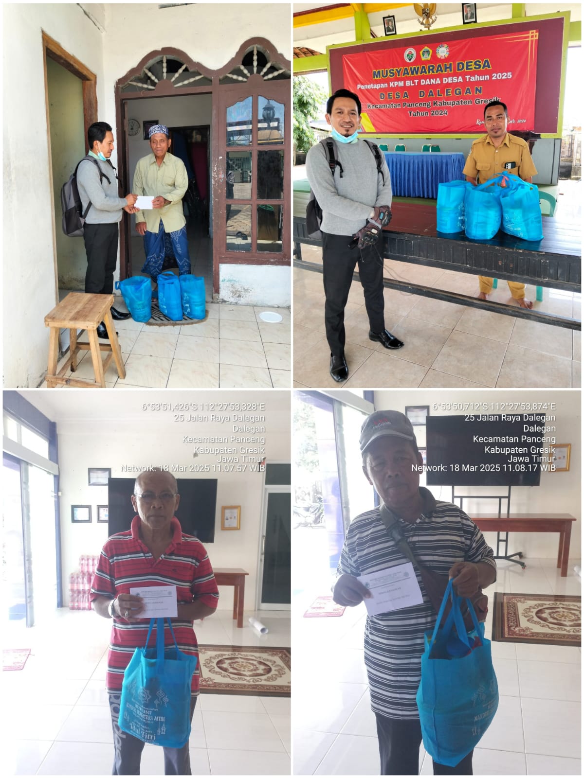 Penyerahan parsel lebaran kepada Marbot Muadzin  di wilayah kerja Kantor Cabang Campurejo