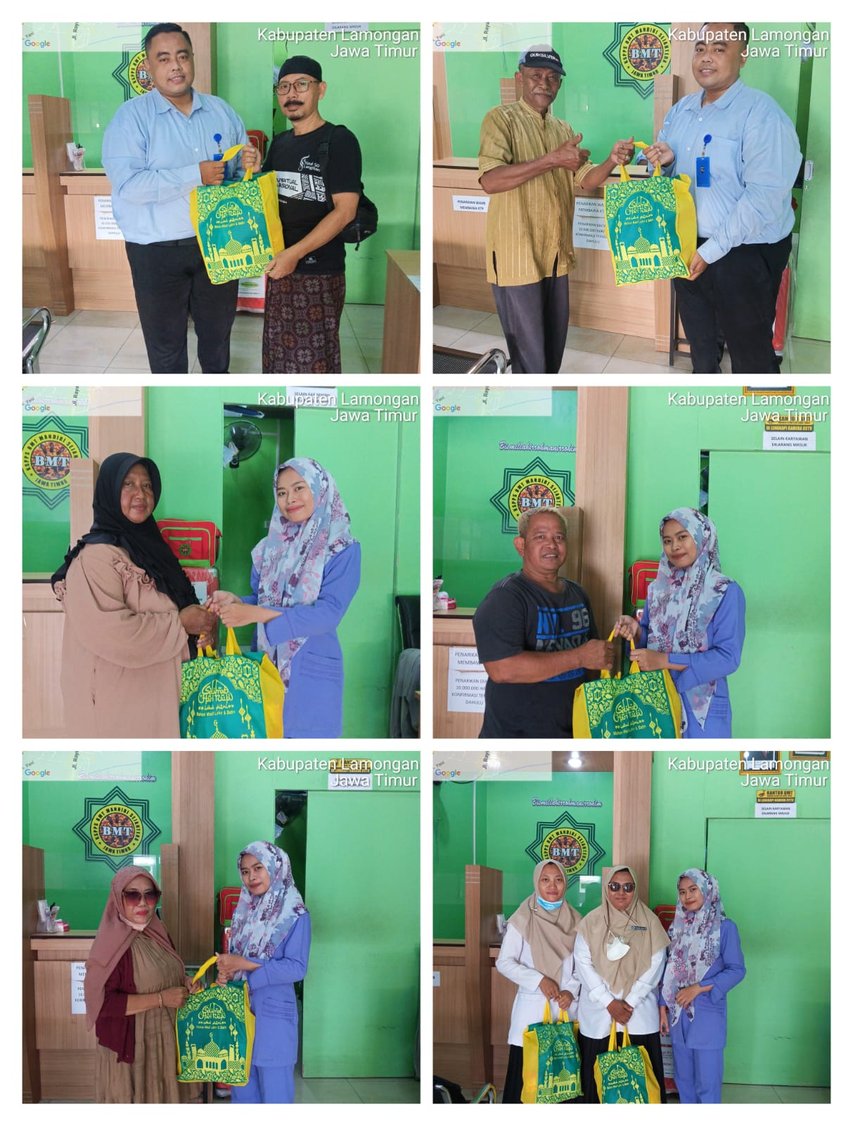 Penyerahan Parcel Lebaran untuk Tokoh Masyarakat wilayah Kantor Cab. Babat