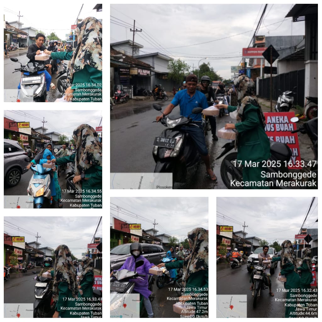 Pembagian Takjil Kantor Cabang Merakurak