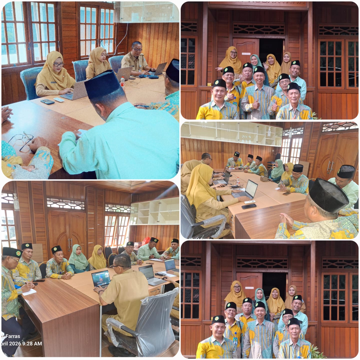 Interview dan Verifikasi Dokumen dalam Rangka Pelaksanaan Pemeriksaan Kesehatan Tahun Buku 2025 KSPPS BMT Mandiri Sejahtera Jawa Timur di Kantor Dinas Koperasi dan UKM Provinsi Jawa Timur. Selasa, 07 April 2026