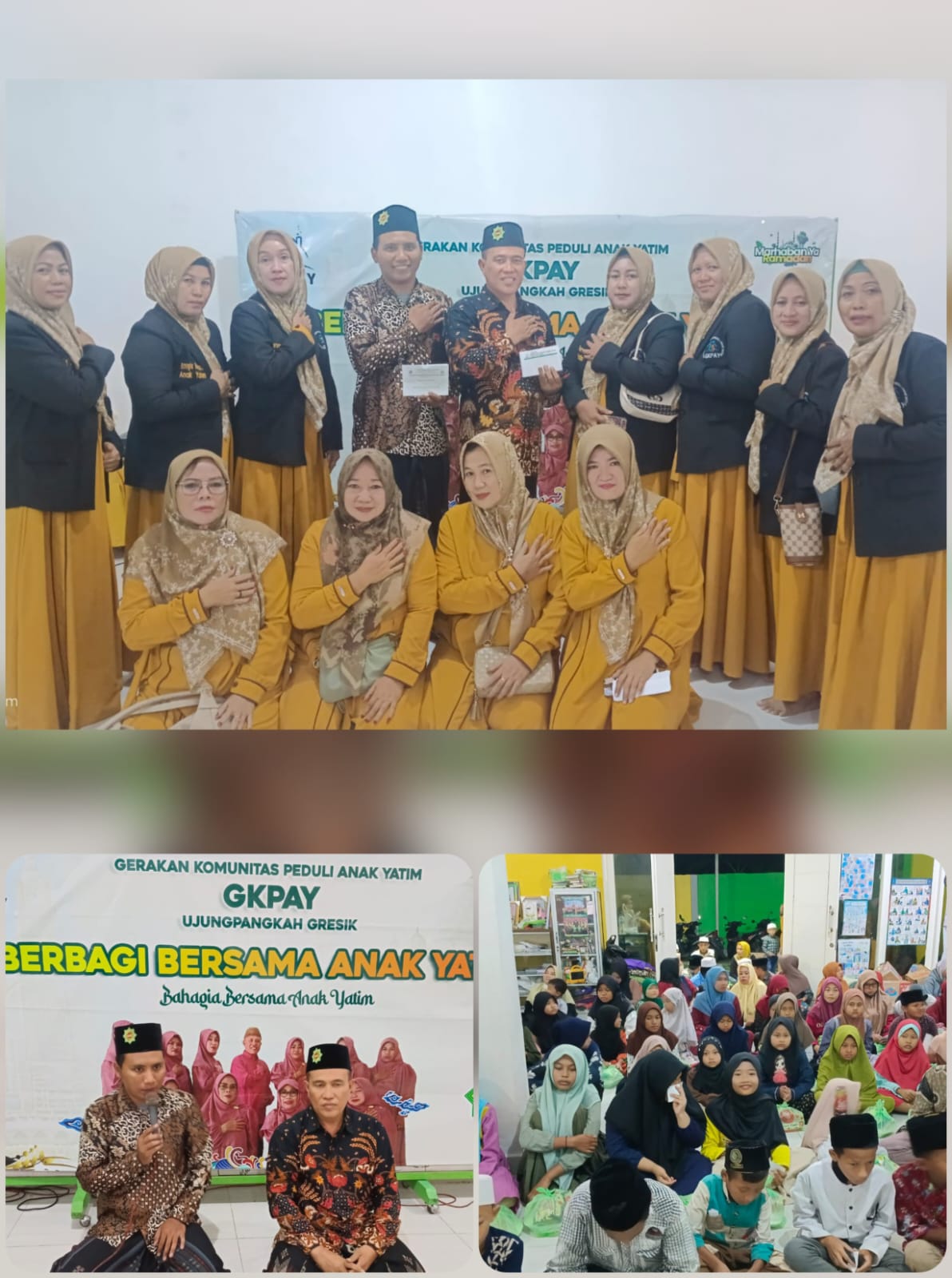 Kegiatan promosi KSPPS BMT MANDIRI SEJAHTERA KANTOR CABANG SEKAPUK DALAM ACARA SANTUNAN ANAK YATIM 10 MUHARROM yg diselenggarakan oleh GKPAY UJUNGPANGKAH GRESIK