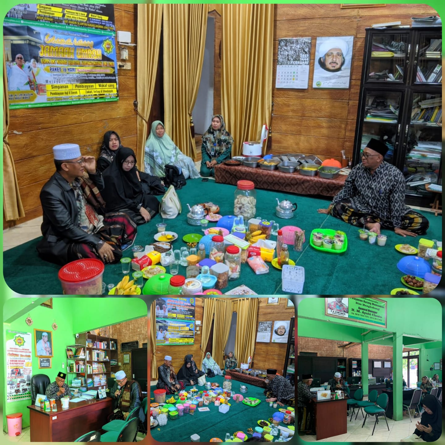 General Manager KSPPS BMT Mandiri Sejahtera Jawa Timur (Bp.H.M.Ayubi Chozin) menerima tamu silaturrahmi dari Pengasuh Ponpes Modern Al Azhar Bonteng Menganti Gresik (Bp.Dr. KH. Imam Bukhori Al-Habsyi, MBA) di ruang tamu KSPPS BMT Mandiri Sejahtera Jawa Ti