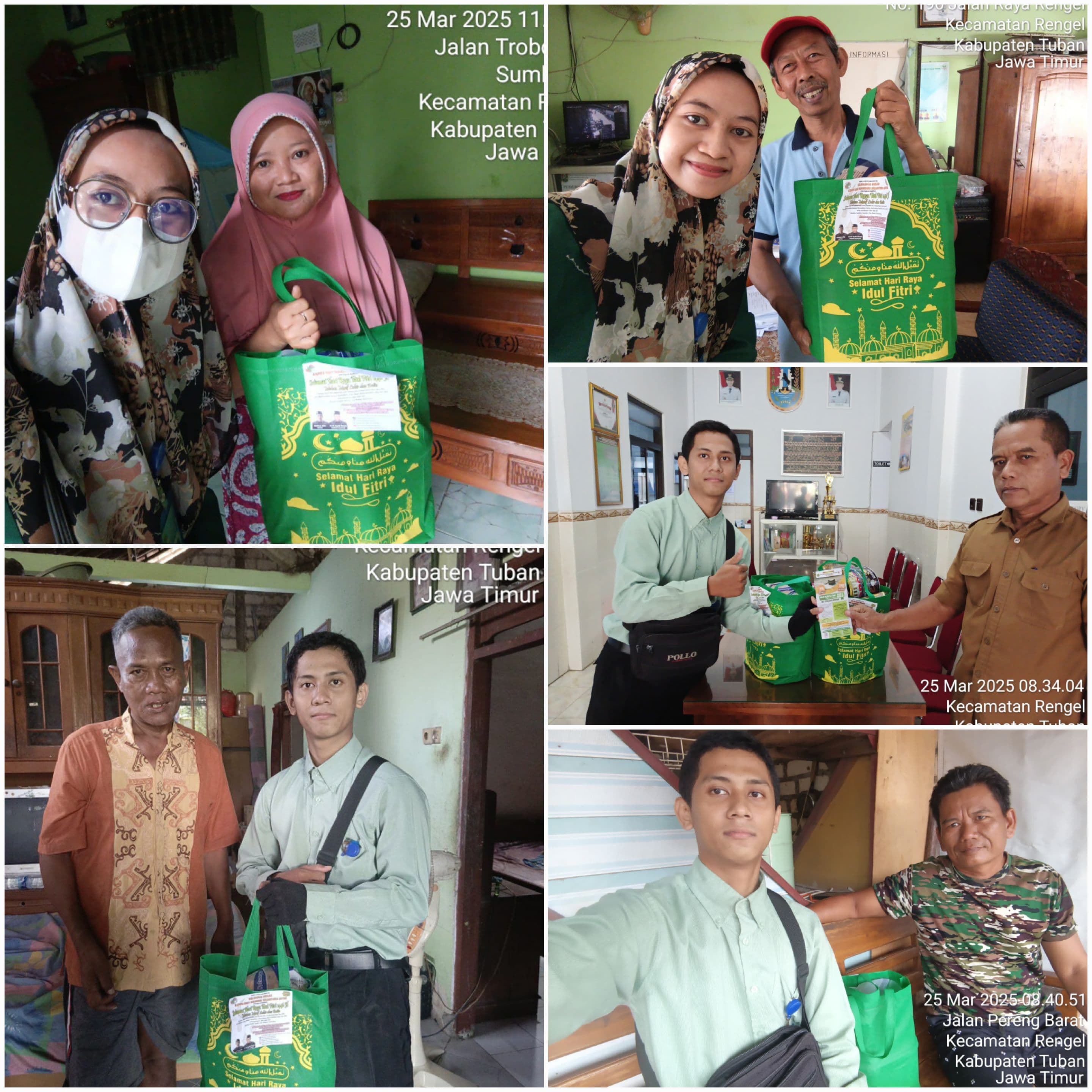 Penyerahan Parcel Lebaran untuk tokoh masyarakat disekitar wilayah kerja Kantor Cabang Rengel