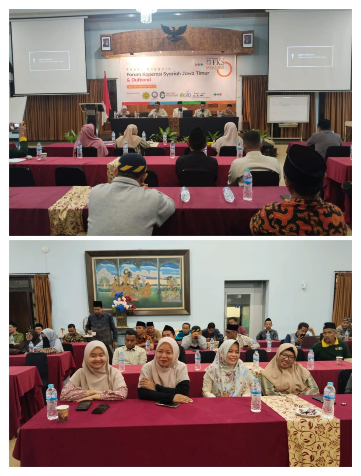 General Manager KSPPS BMT Mandiri Sejahtera Jawa Timur (Bp.H.M.Ayubi Chozin) dalam acara Rapat Anggota FKS dan Pemilihan Pengurus Periode 2025-2028, di Hotel Kusuma Agro Batu, Ngaglik Kota Batu (26-27 Februari 2025)
