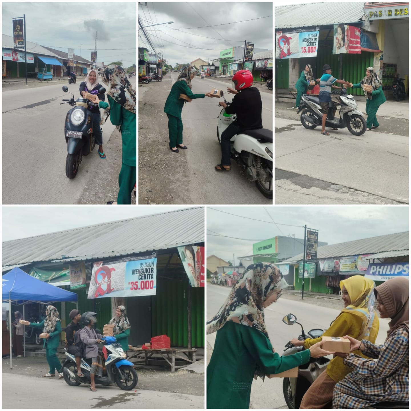 Pembagian Takjil Kantor Cabang Sungelebak