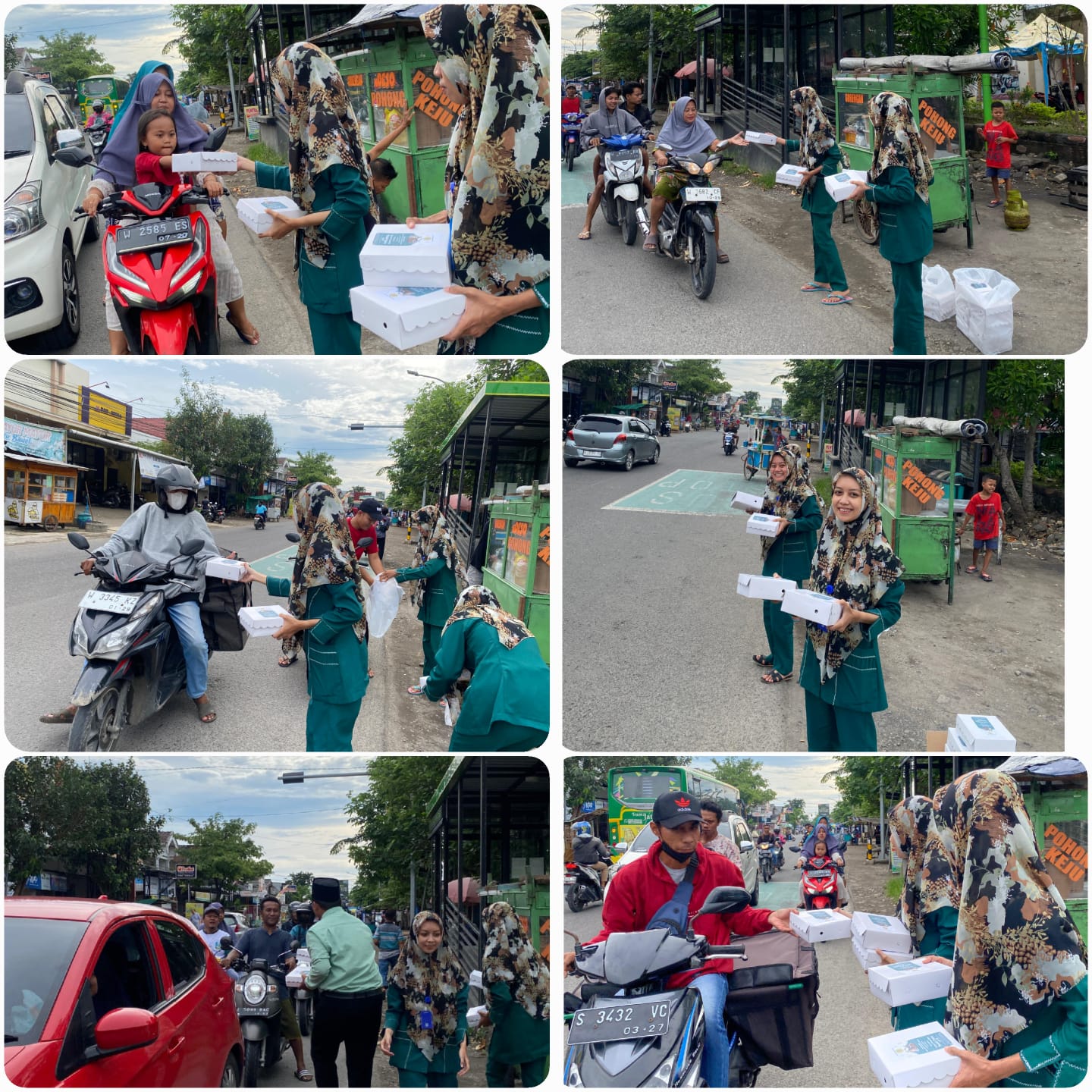 Pembagian Takjil Kantor Cabang Balongpanggang