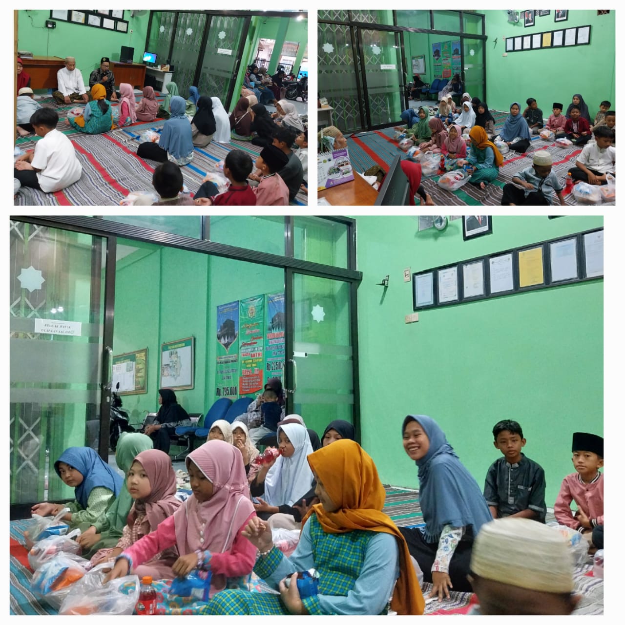 Kegiatan santunan 10 Muharram KSPPS BMT MANDIRI  SEJAHTERA KANTOR CABANG DUKUN