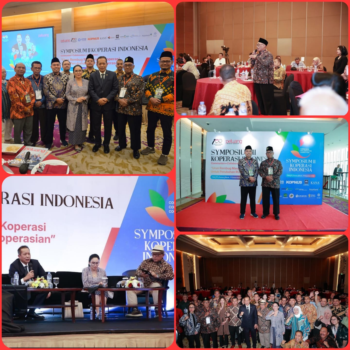 General Manager KSPPS BMT Mandiri Sejahtera Jawa Timur ( Bp. H.M.Ayubi Chozin ) bersama Menteri Koperasi RI ( Bp. Dr. Ferry Juliantono, SE.Ak., M.Si ) dan Anggota Komisi VI DPR-RI ( Ibu Dr. Rieke Diah Pitaloka, M.Hum ) dalam acara Symposium Koperasi Indon