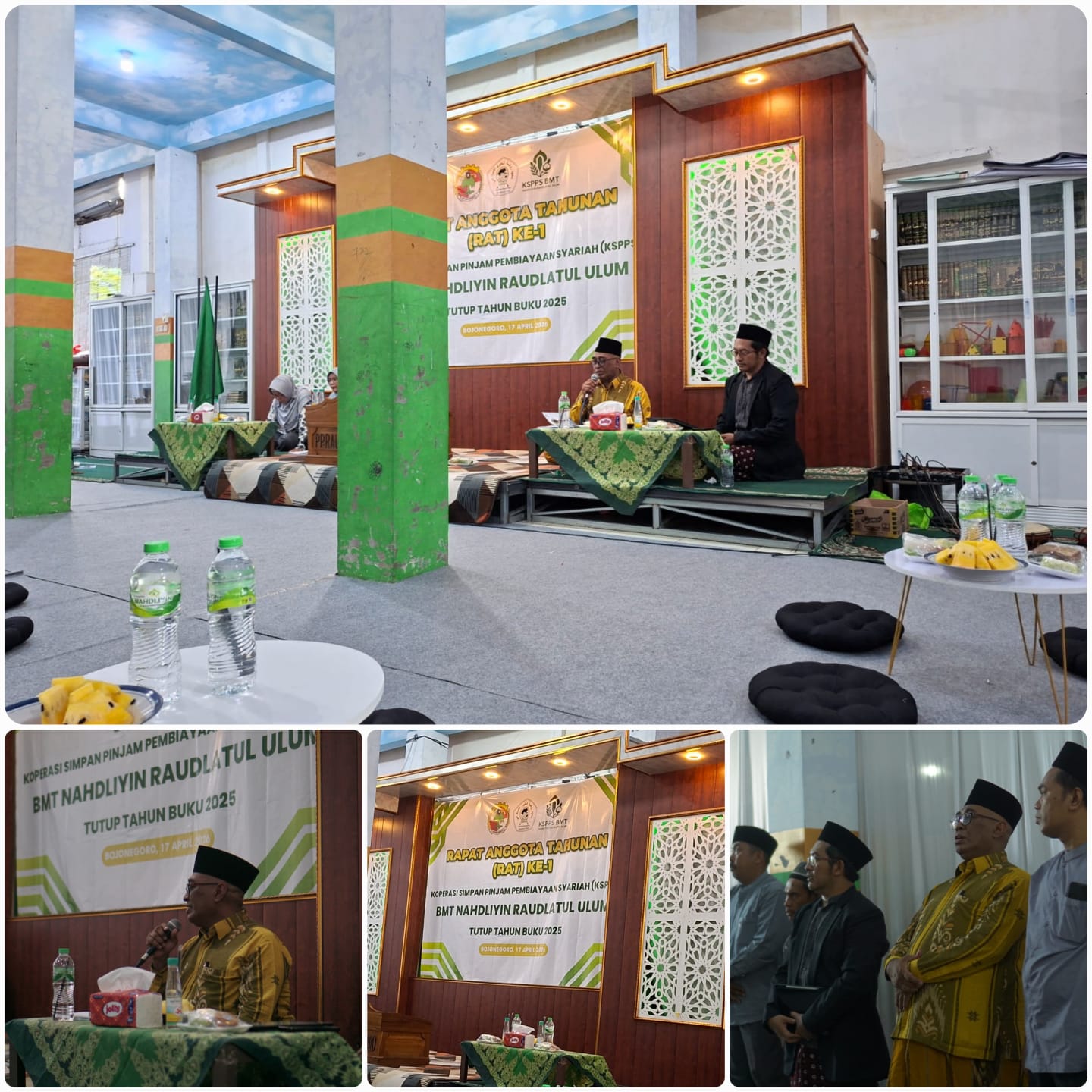 General Manager KSPPS BMT Mandiri Sejahtera Jawa Timur (Bp.H.M.Ayubi Chozin) dalam acara Halal Bihalal dan Rapat Anggota Tahunan (RAT) Tahun Buku 2025 KSPPS BBMT An-Nahdliyin Raudlatul Ulum Bojonegoro. Jum'at, 17 April 2026