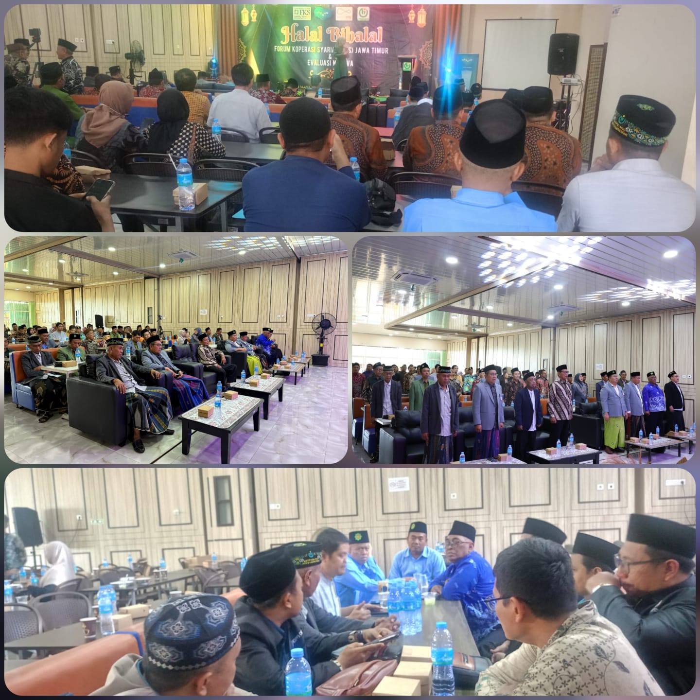 General Manager KSPPS BMT Mandiri Sejahtera Jawa Timur (Bp.H.M.Ayubi Chozin) dalam acara Halal Bihalal 1447 H Forum Koperasi Syariah Jawa Timur dan sosialisasi NAZAVA serta Pertemuan dengan Manager Program Water.Org Wilayah Jawa Timur di Graha Kopsyah MUI
