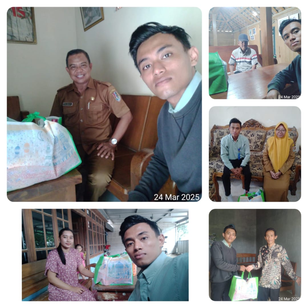 Penyerahan Parcel Lebaran untuk Perangkat Desa Kantor Cabang Singgahan