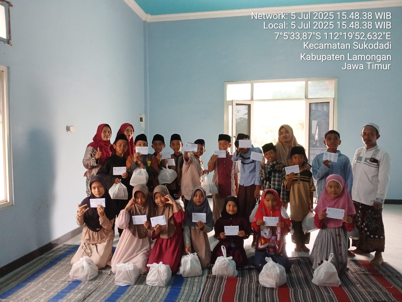 Kegiatan santunan 10 Muharram KSPPS BMT MANDIRI  SEJAHTERA KANTOR CABANG DUDUKSAMPEYAN