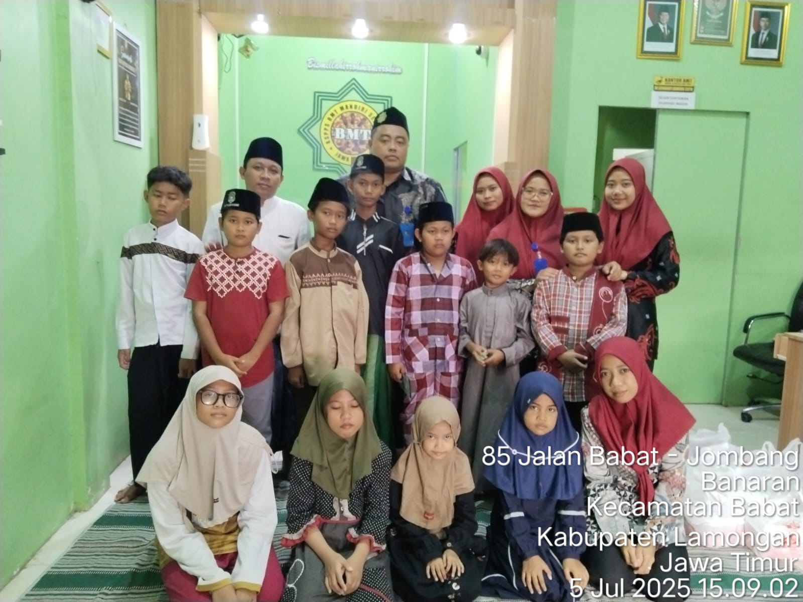 Kegiatan santunan 10 Muharram KSPPS BMT MANDIRI  SEJAHTERA KANTOR CABANG BABAT