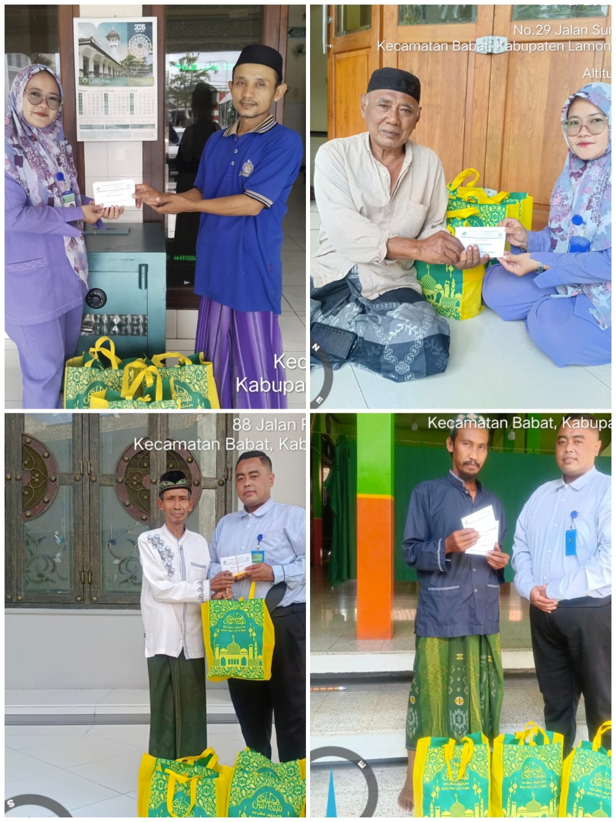  Penyerahan Parcel Lebaran untuk Marbot dan Muadzin wilayah Kantor Cab Babat