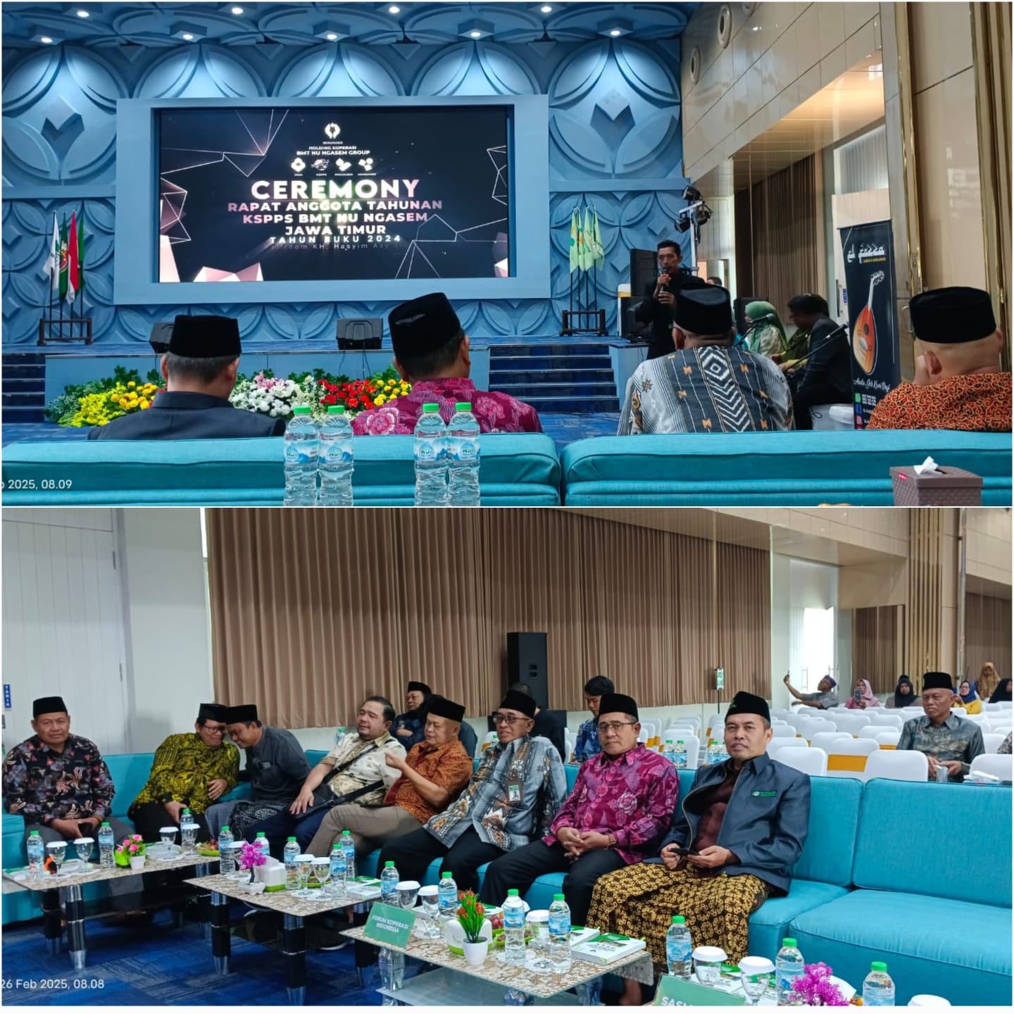 General Manager KSPPS BMT Mandiri Sejahtera Jawa Timur (Bp.H.M.Ayubi Chozin) dalam acara Rapat Anggota Tahunan (RAT) Tahun Buku 2024 KSPPS BMT NU Ngasem Jawa Timur